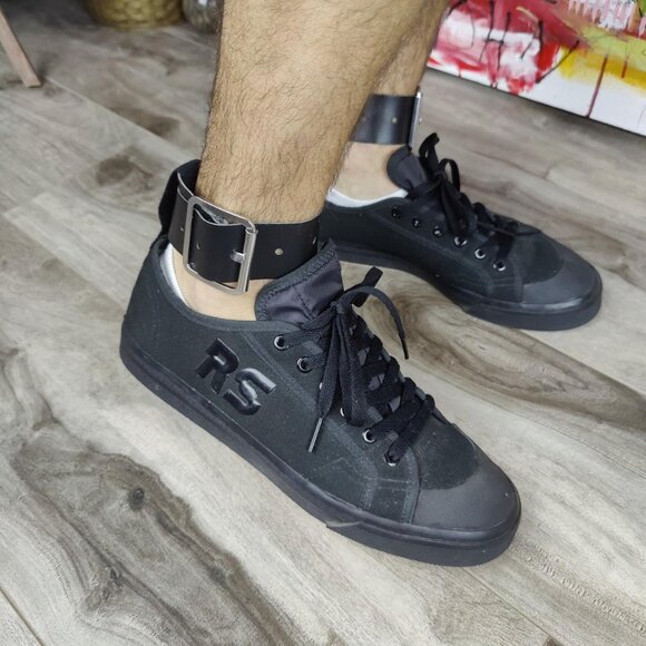 Raf Simons x Adidas Spirit Buckle all black men's USA 10 - Picture 2 of 4